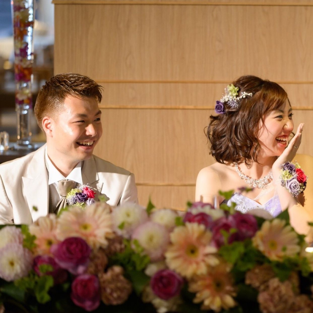 披露宴パーティのカバー写真