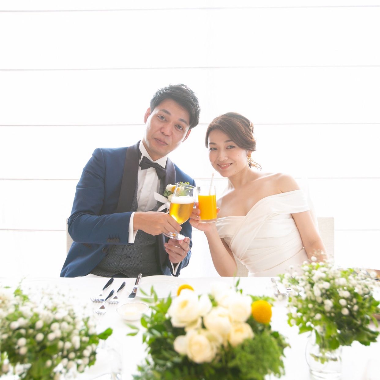 披露宴パーティのカバー写真