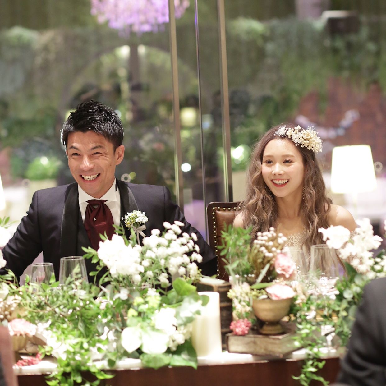 披露宴パーティのカバー写真