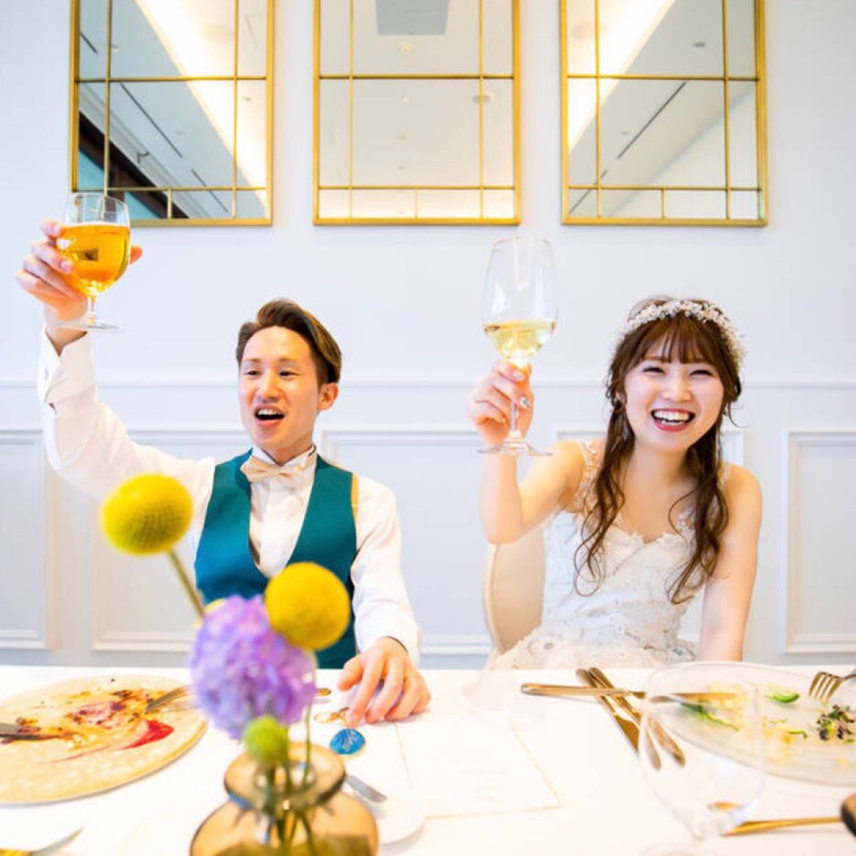 披露宴パーティのカバー写真