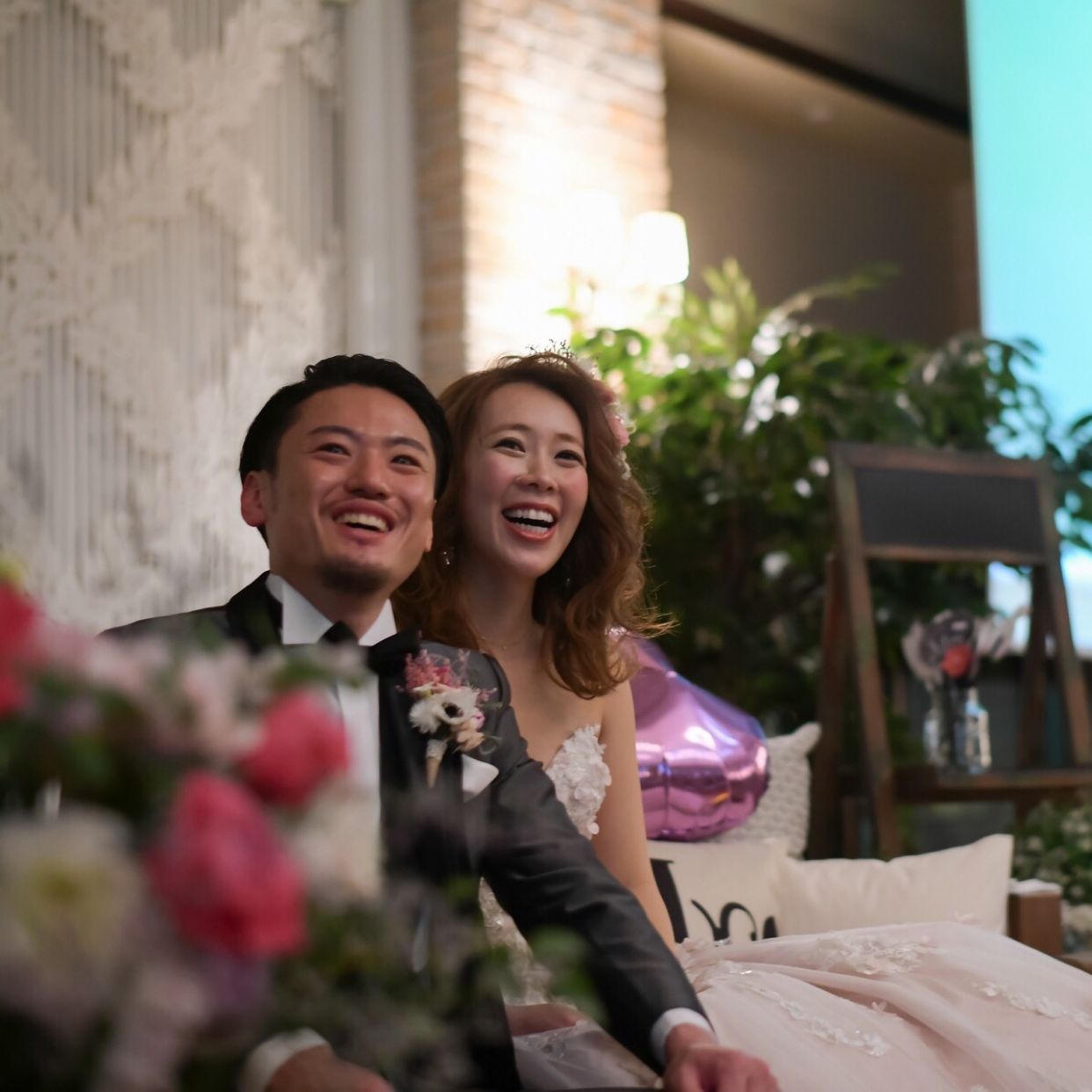 披露宴パーティのカバー写真