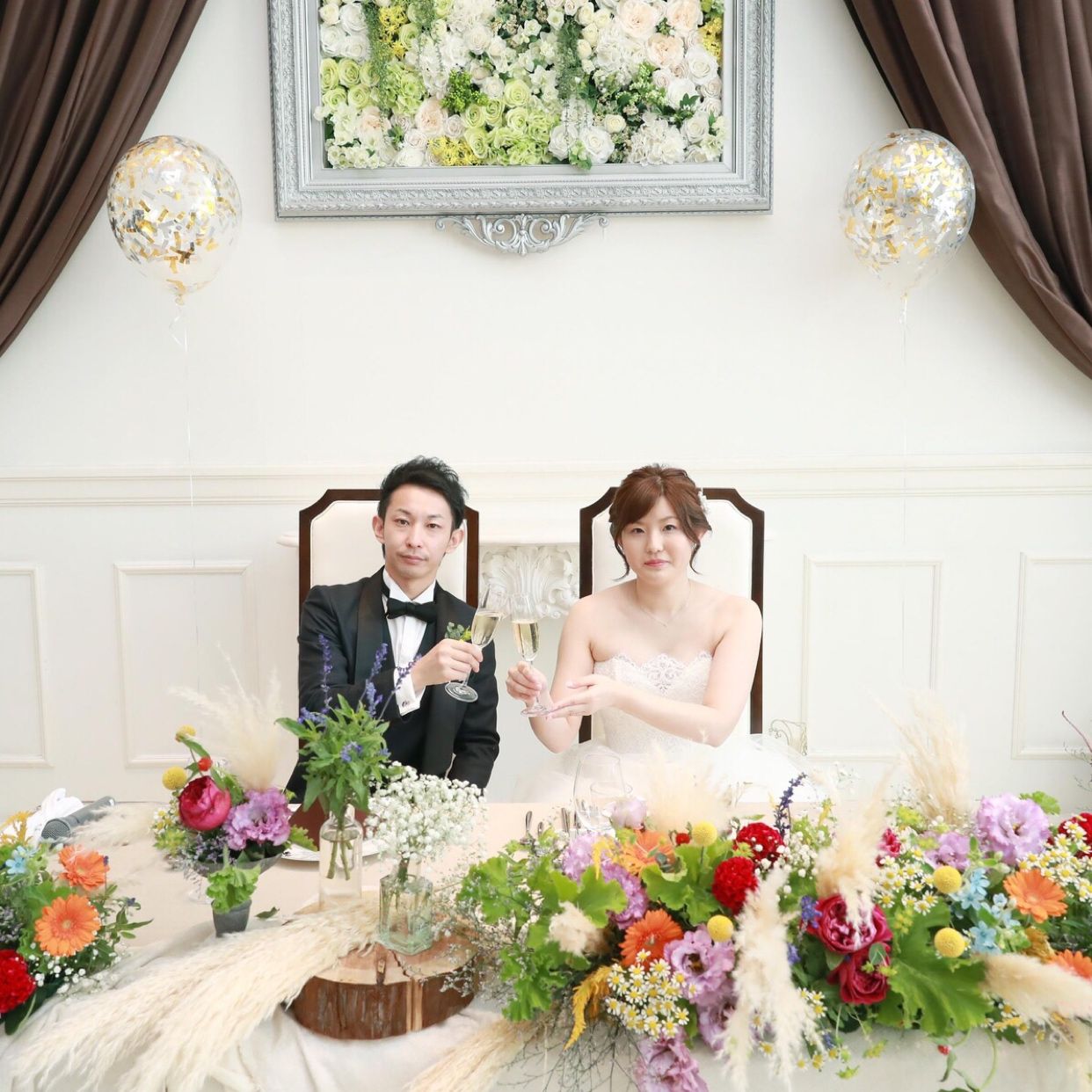 披露宴パーティのカバー写真