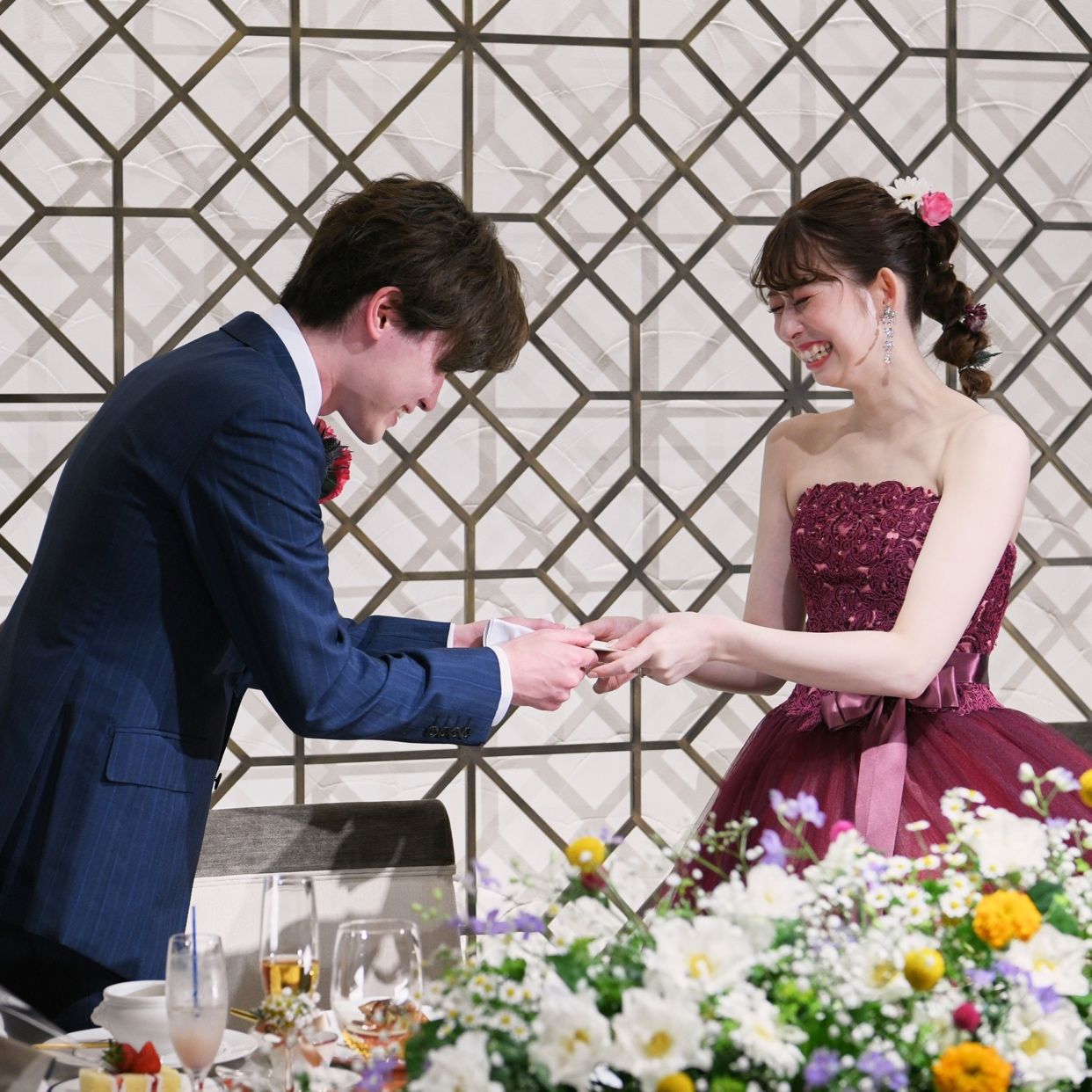 披露宴パーティのカバー写真