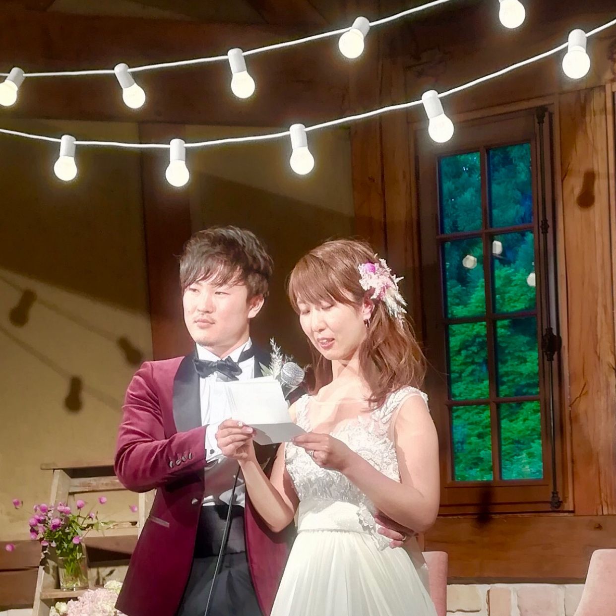 披露宴パーティのカバー写真