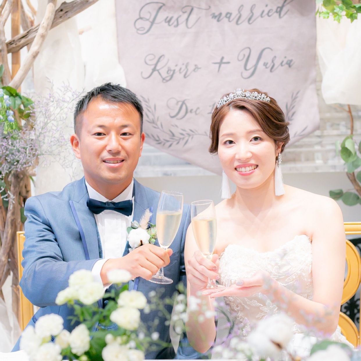 披露宴パーティのカバー写真