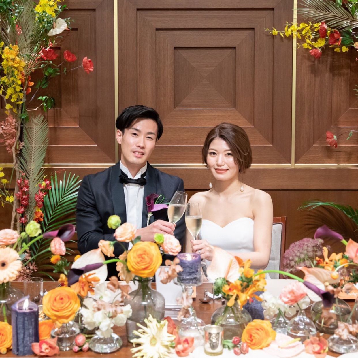 披露宴パーティのカバー写真