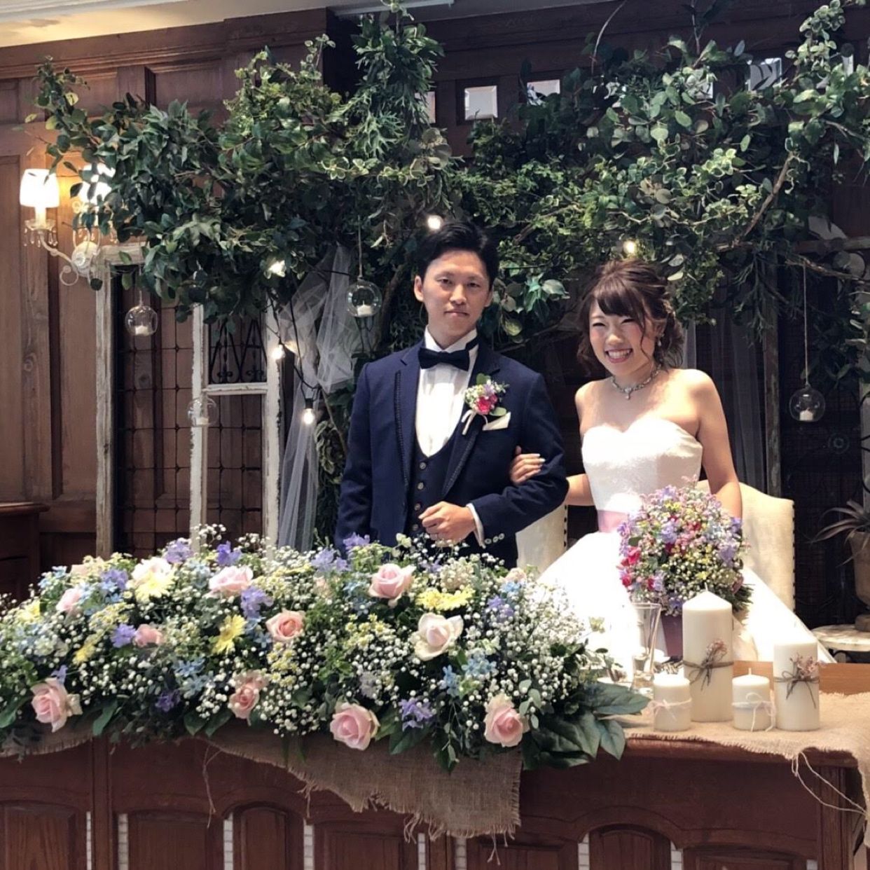 披露宴パーティのカバー写真