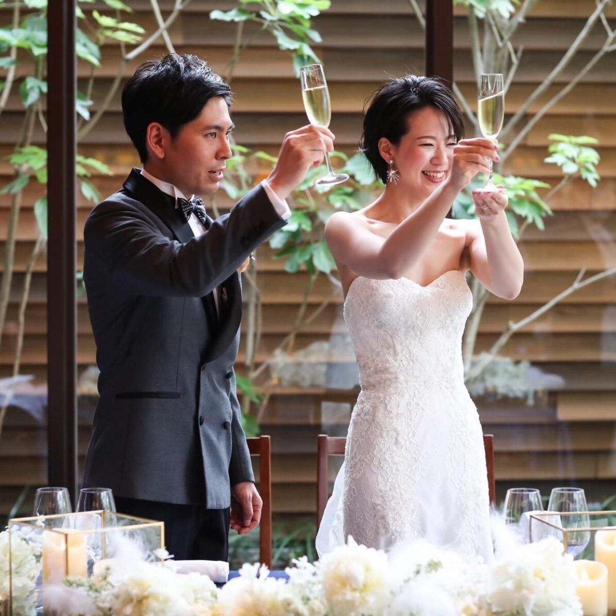 披露宴パーティのカバー写真