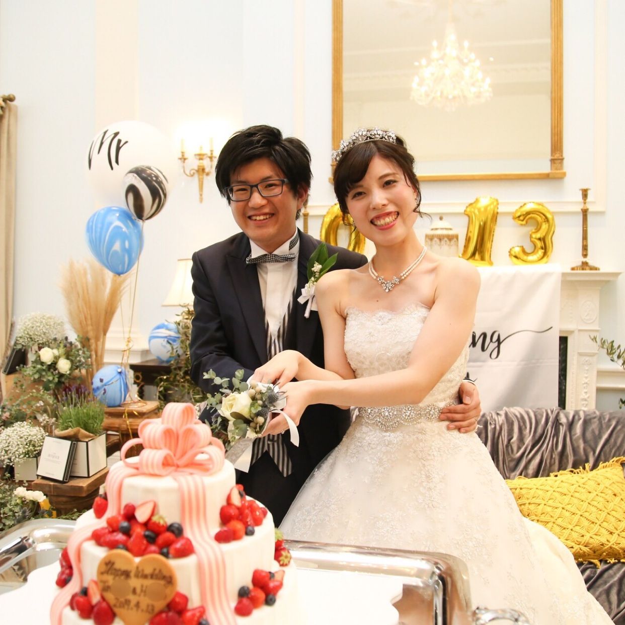 披露宴パーティのカバー写真