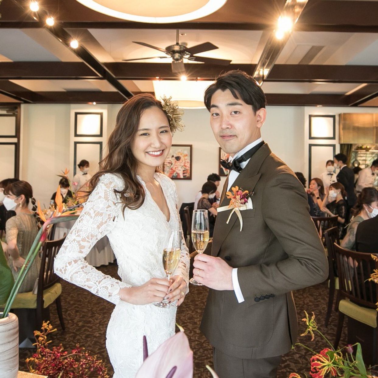 披露宴パーティのカバー写真