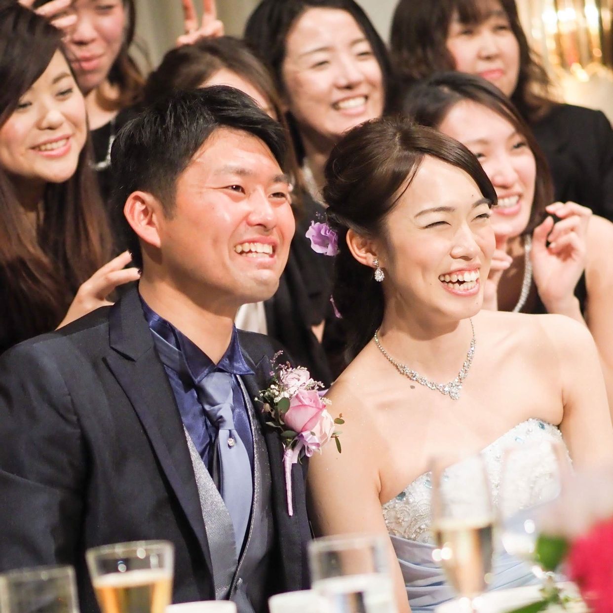 披露宴パーティのカバー写真