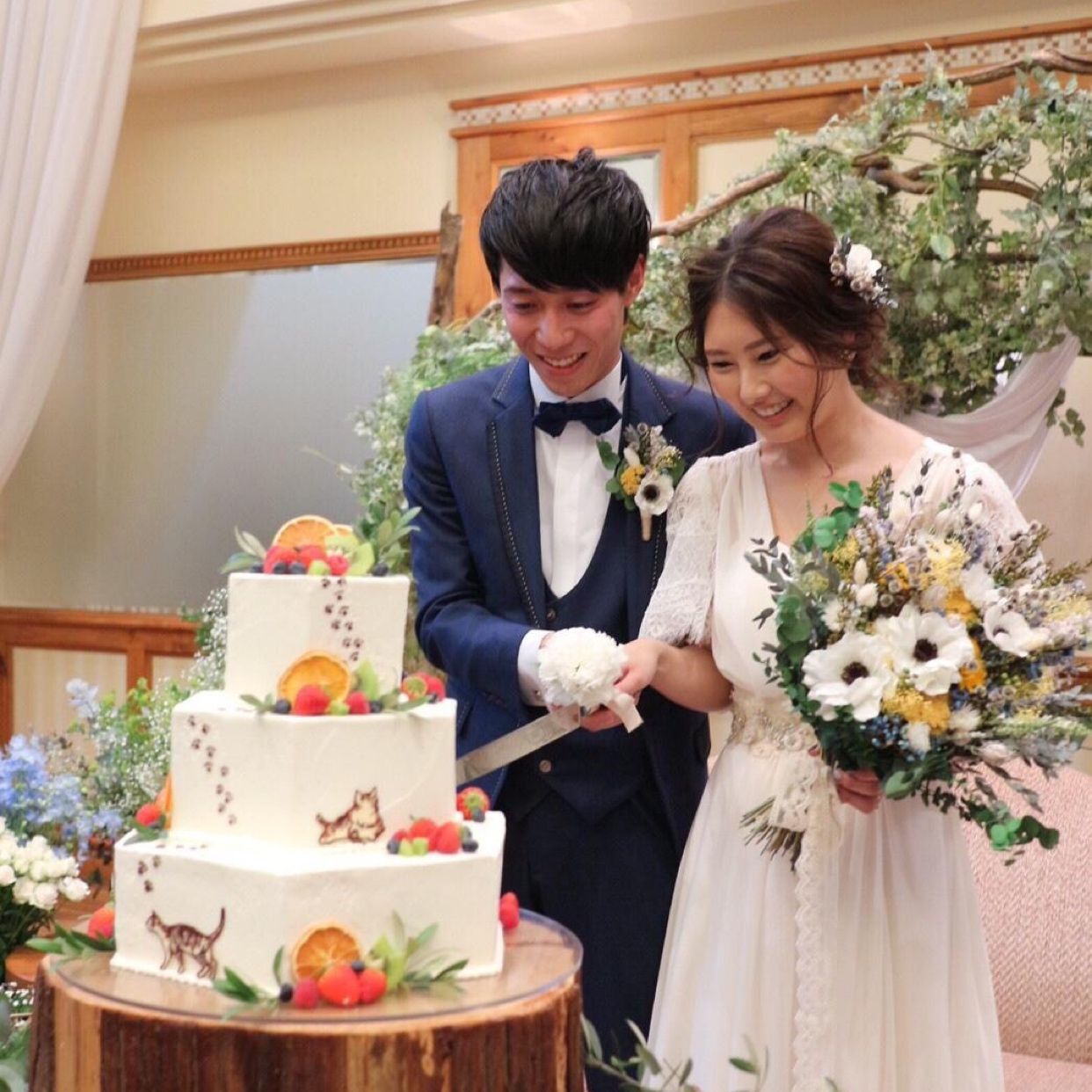 披露宴パーティのカバー写真