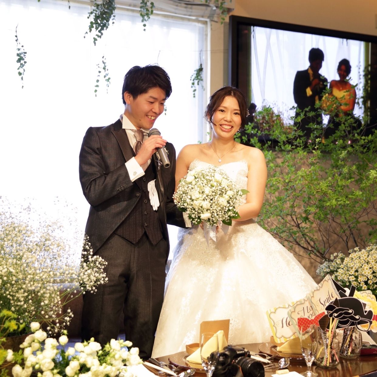 披露宴パーティのカバー写真