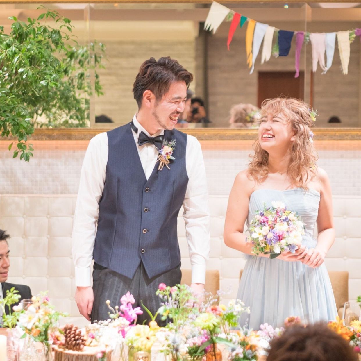 披露宴パーティのカバー写真