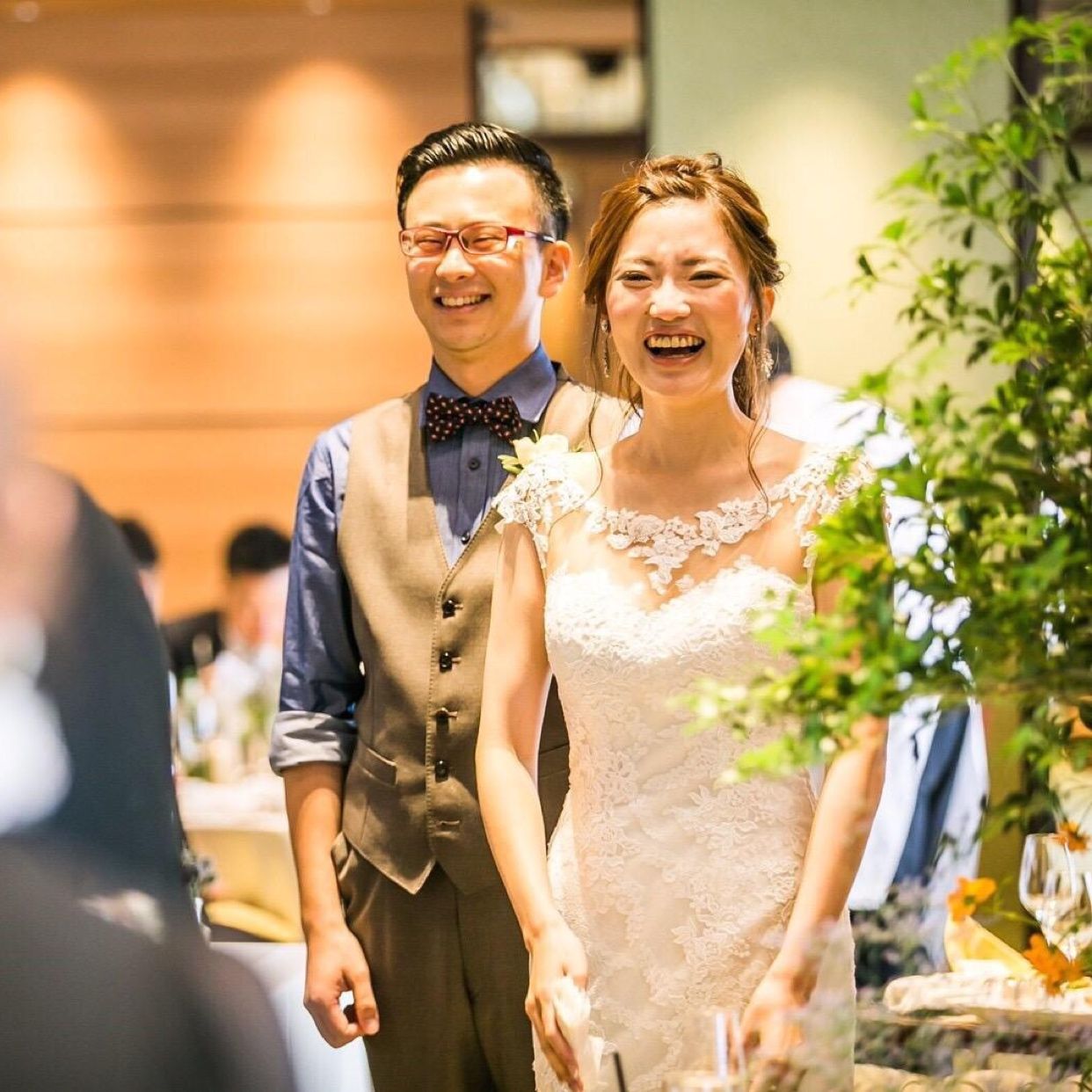 披露宴パーティのカバー写真