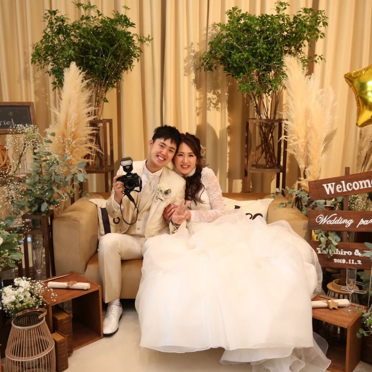 披露宴パーティのカバー写真