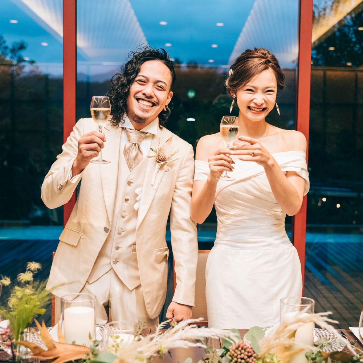 披露宴パーティのカバー写真