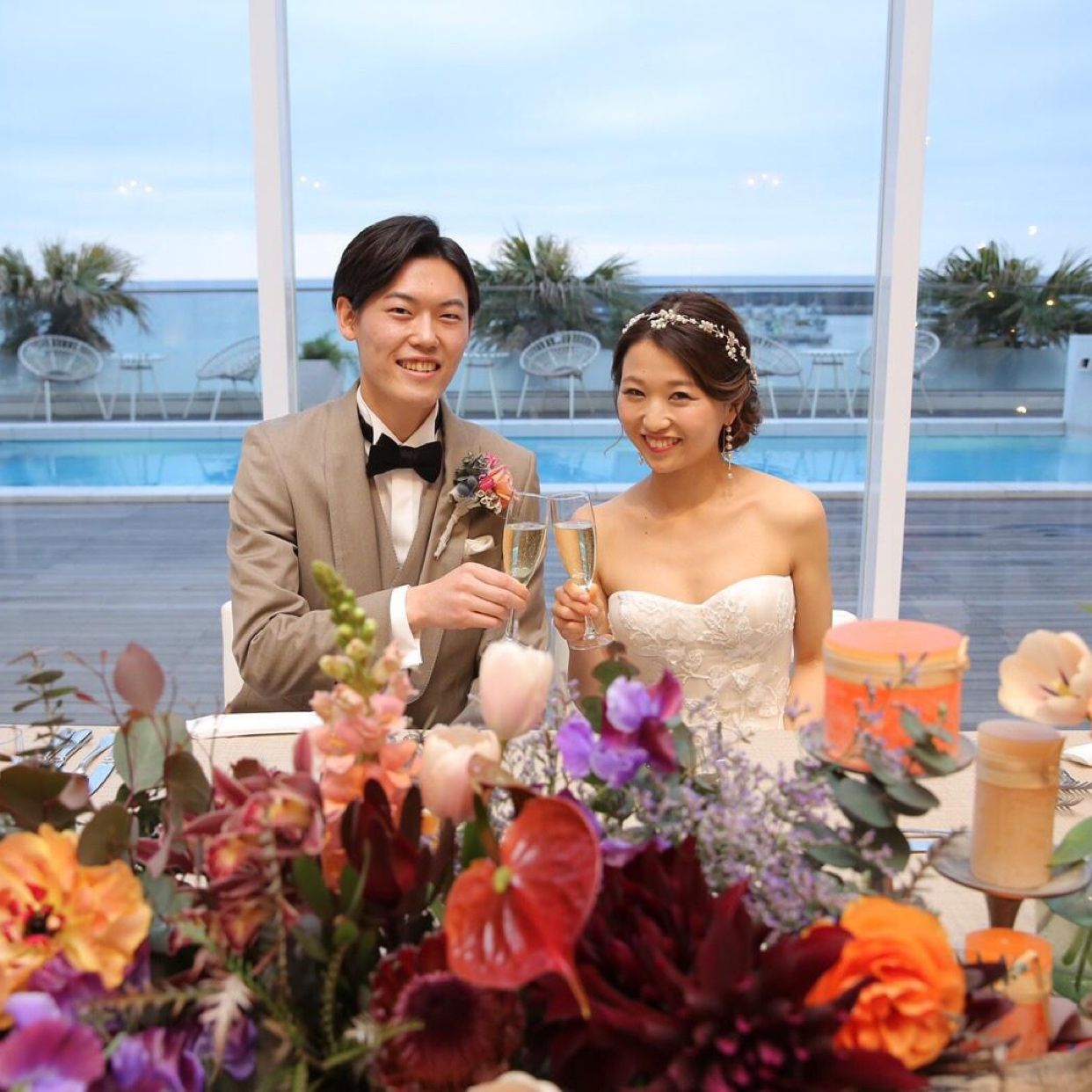 披露宴パーティのカバー写真