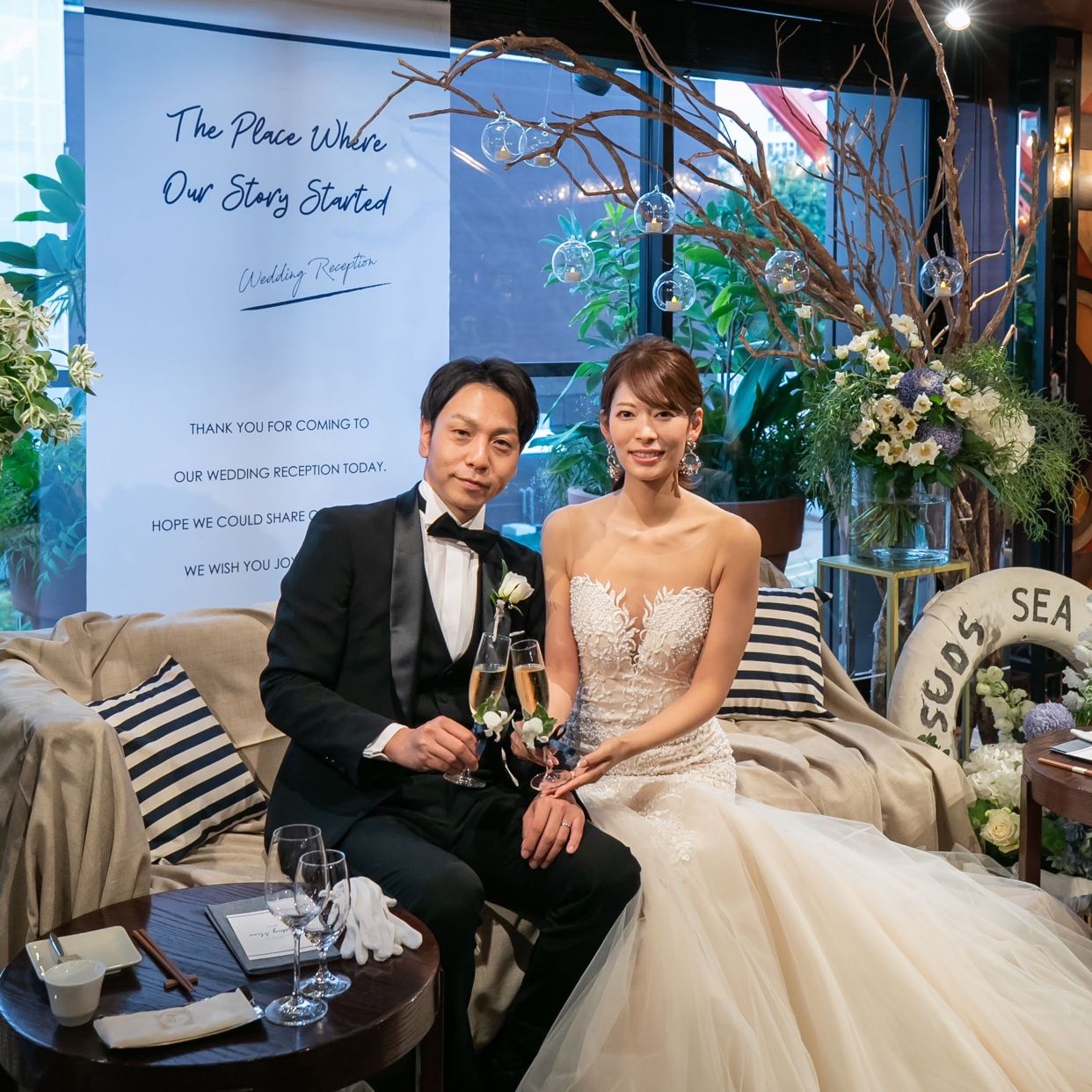 披露宴パーティのカバー写真