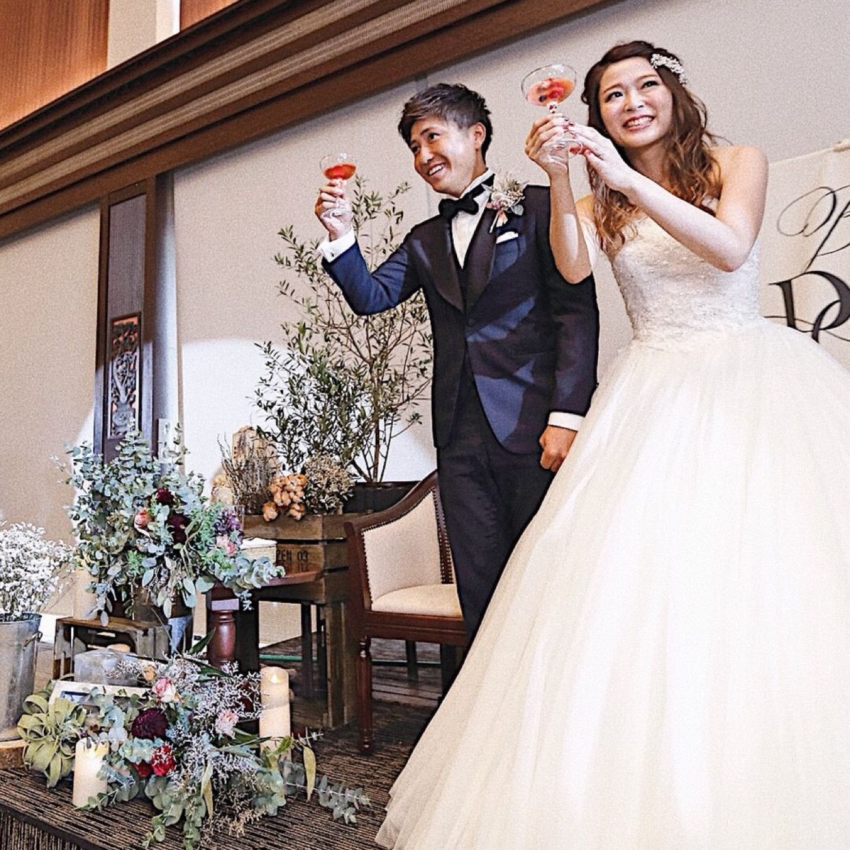 披露宴パーティのカバー写真