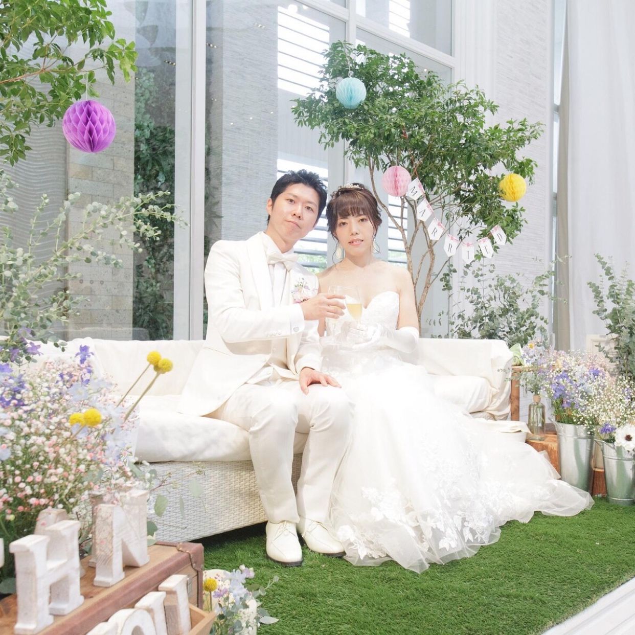 披露宴パーティのカバー写真