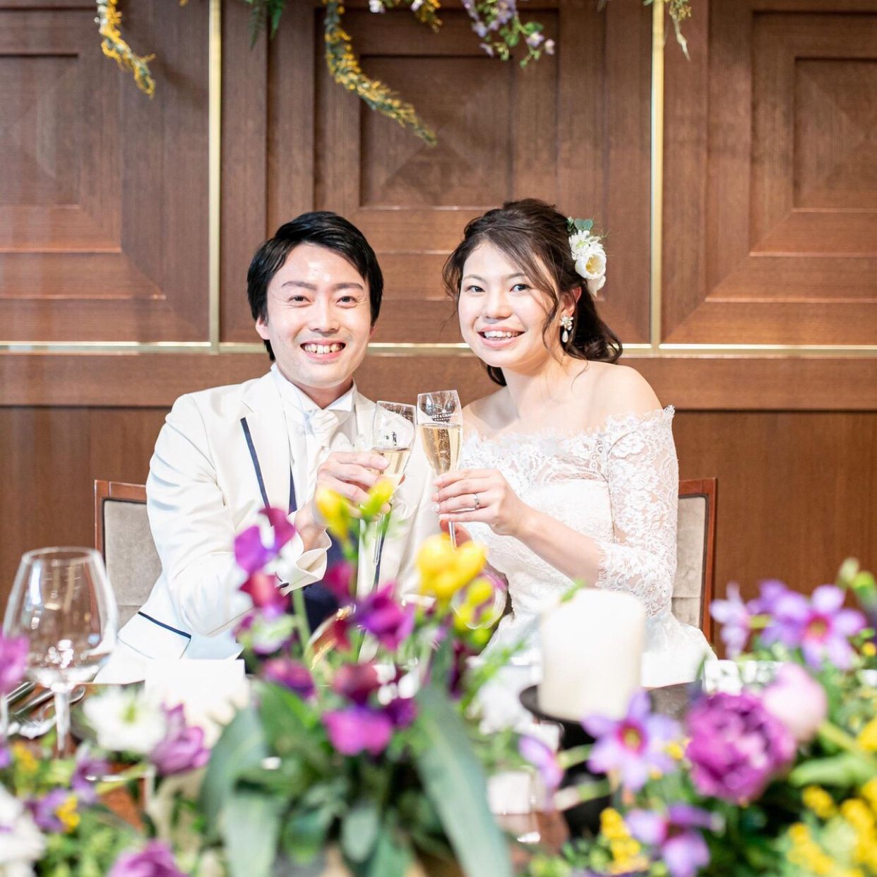 披露宴パーティのカバー写真