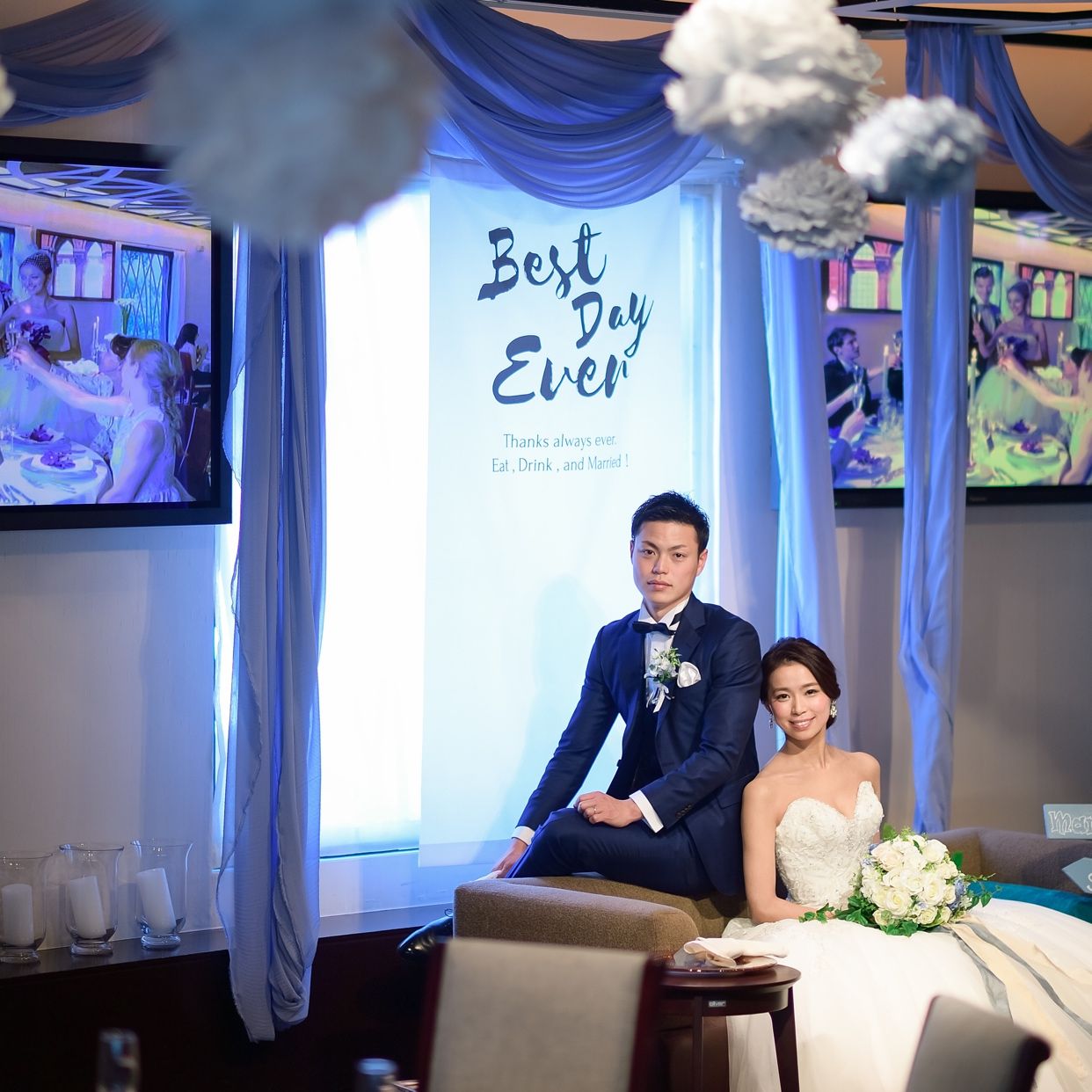 披露宴パーティのカバー写真