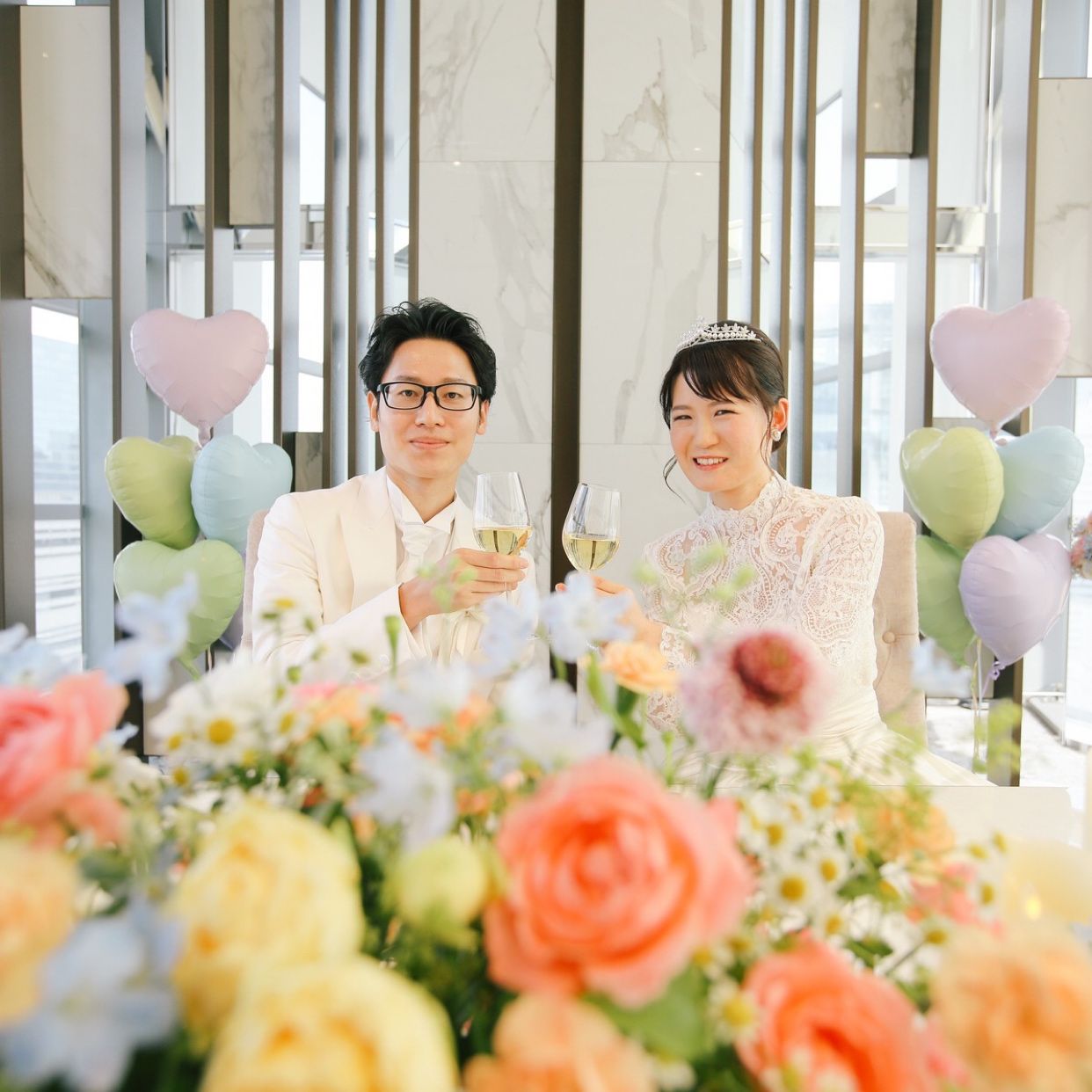 披露宴パーティのカバー写真