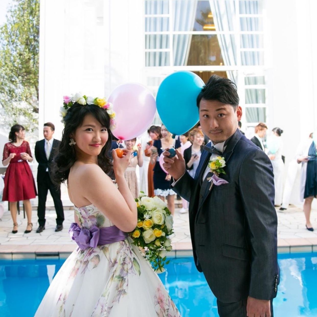 披露宴パーティのカバー写真