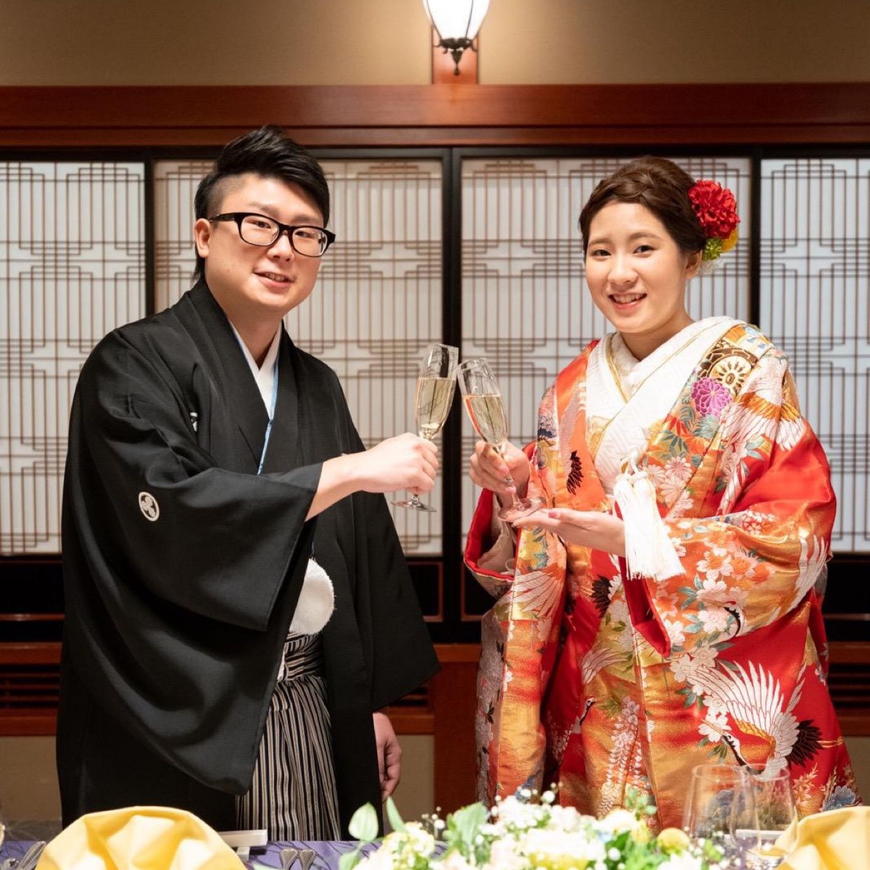 披露宴パーティのカバー写真