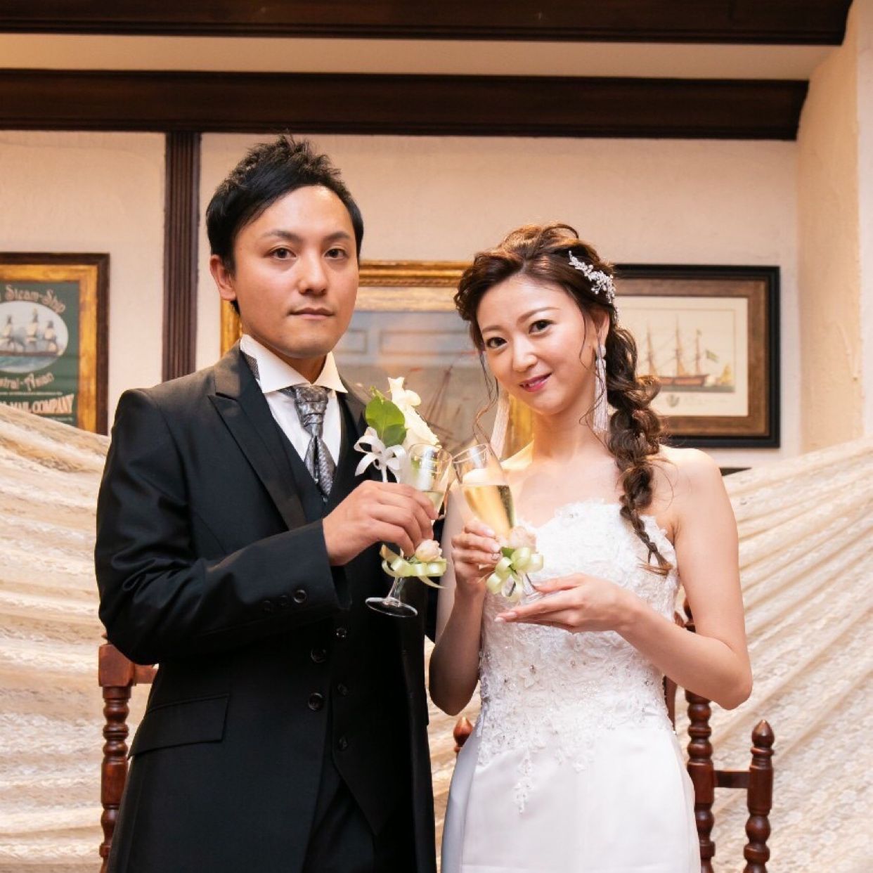 披露宴パーティのカバー写真