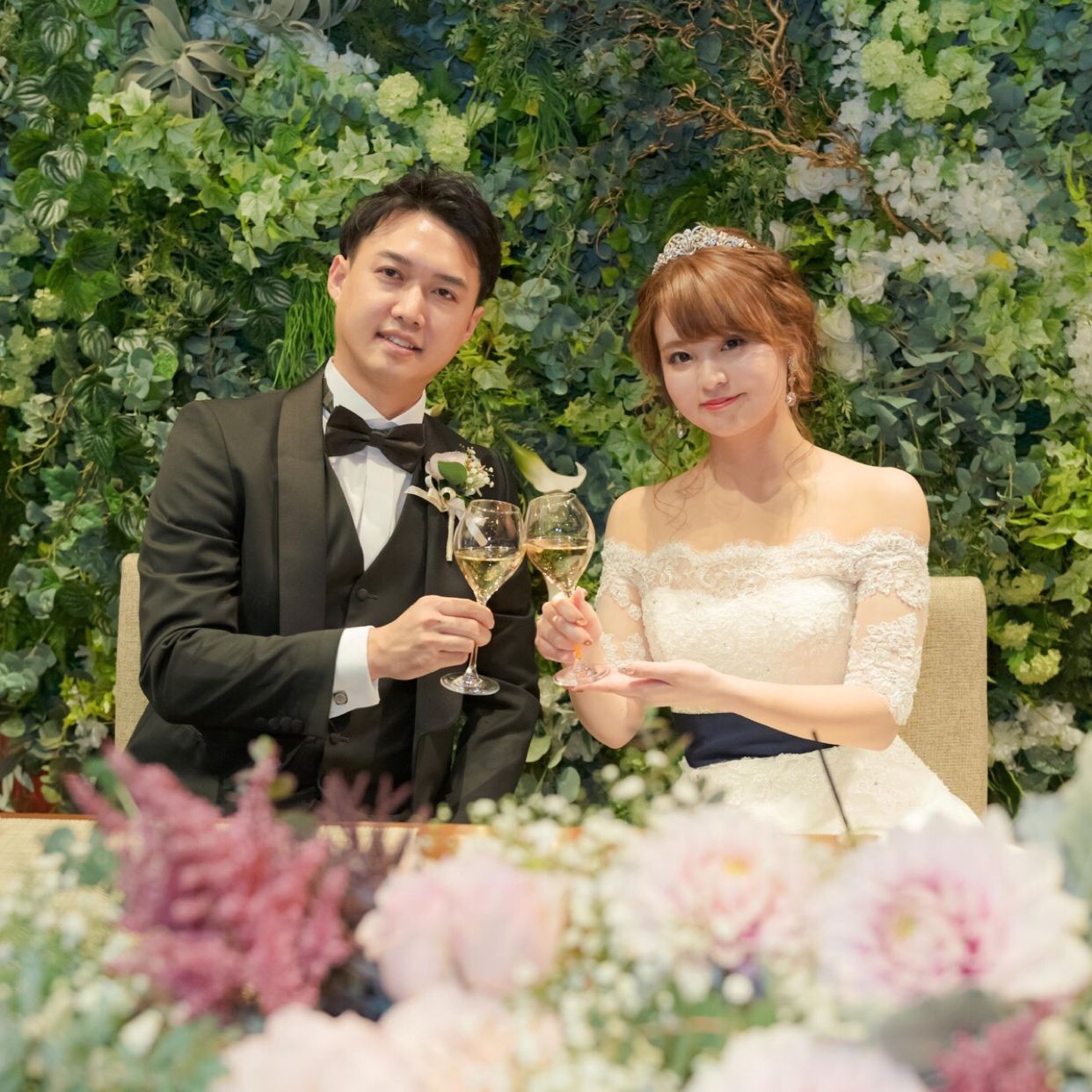 披露宴パーティのカバー写真