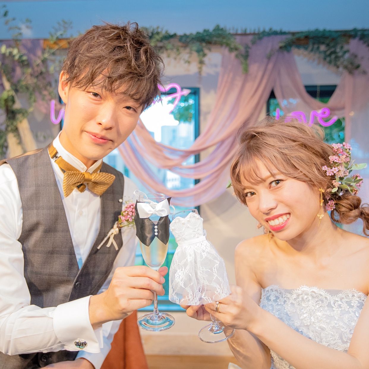 披露宴パーティのカバー写真