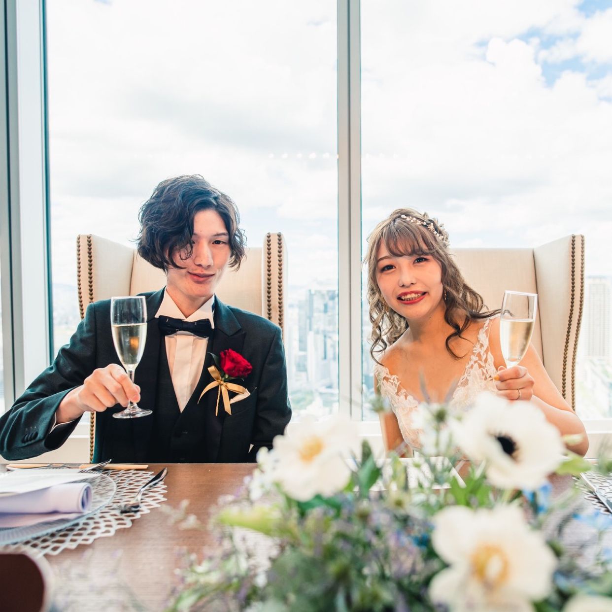 披露宴パーティのカバー写真