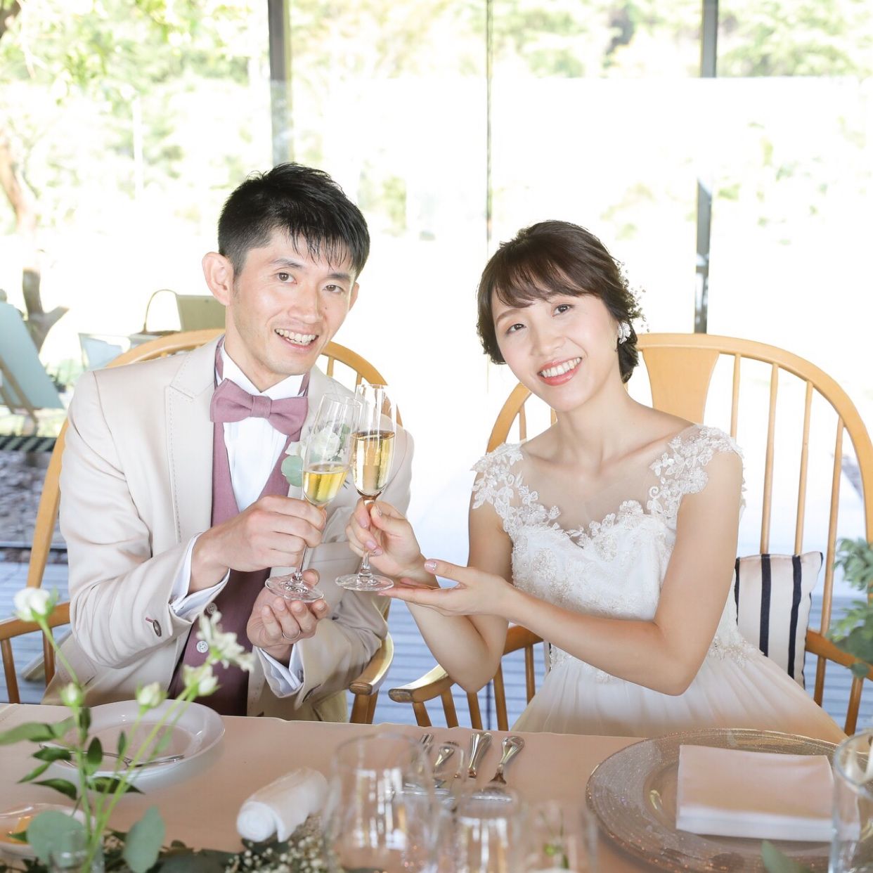 披露宴パーティのカバー写真