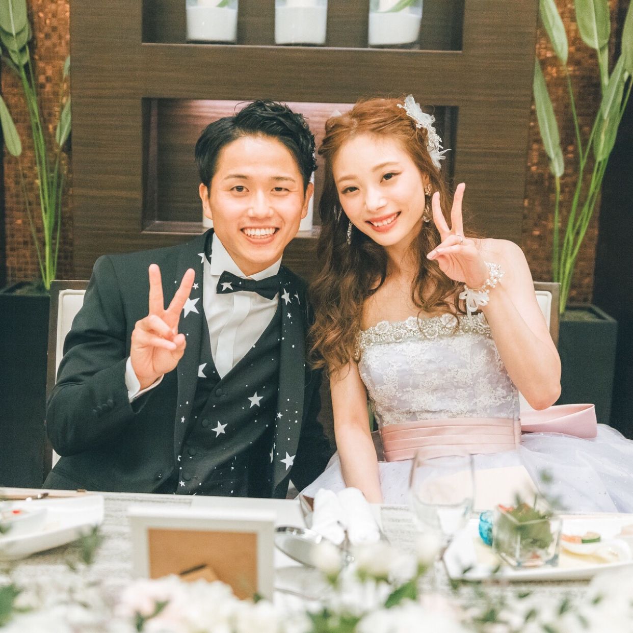 披露宴パーティのカバー写真