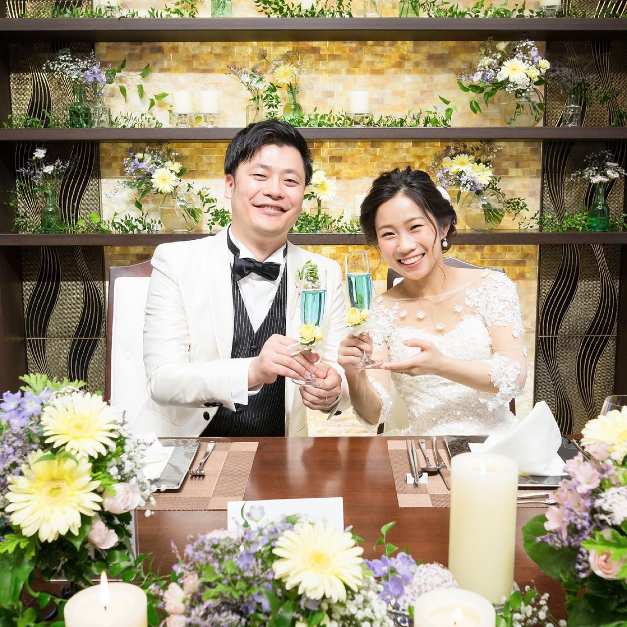 披露宴パーティのカバー写真