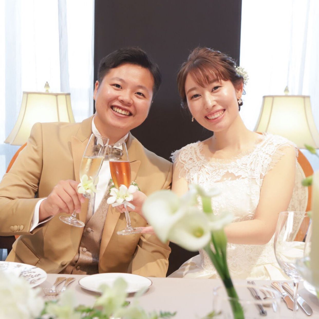 披露宴パーティのカバー写真