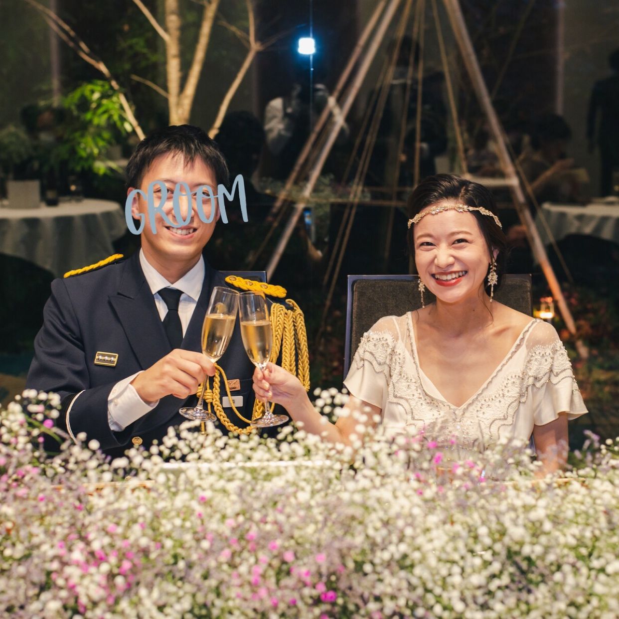 披露宴パーティのカバー写真