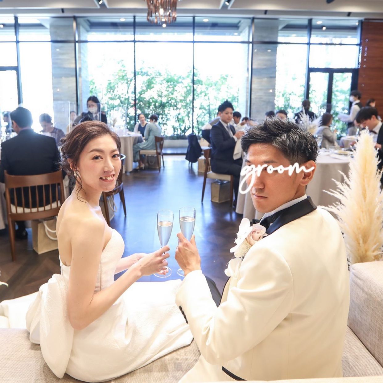 披露宴パーティのカバー写真