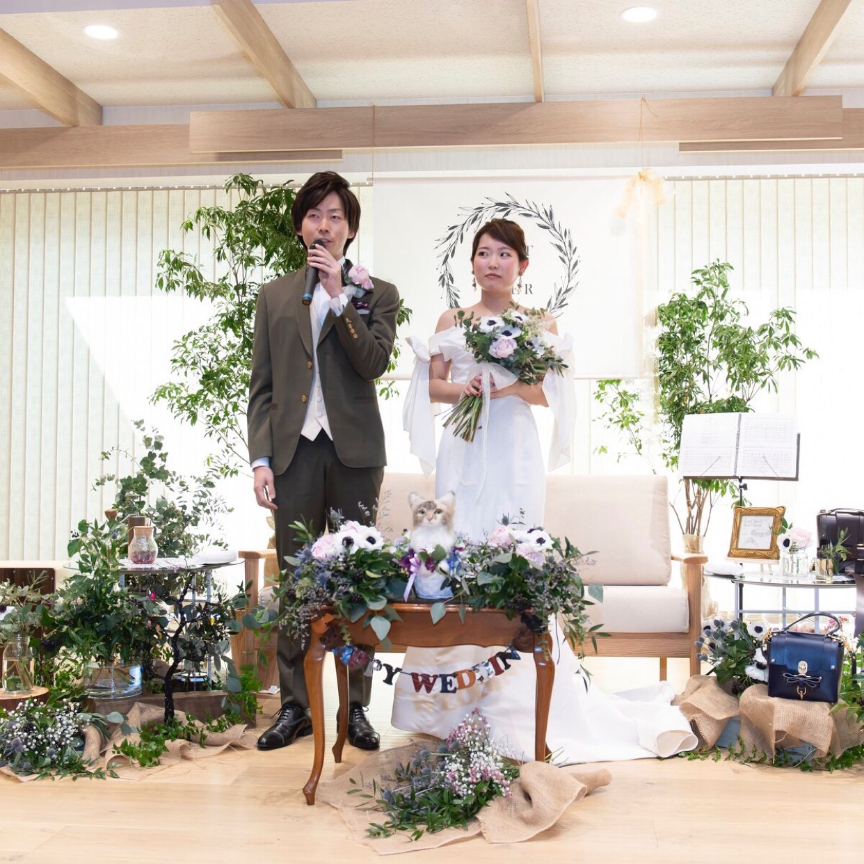 披露宴パーティのカバー写真