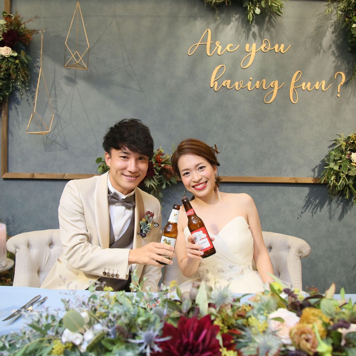 披露宴パーティのカバー写真