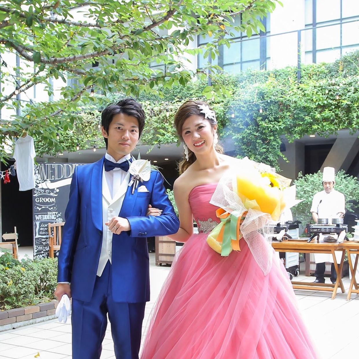 披露宴パーティのカバー写真