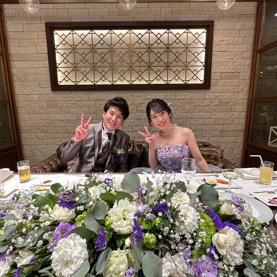 披露宴パーティのカバー写真