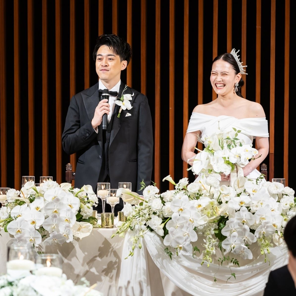 披露宴パーティのカバー写真