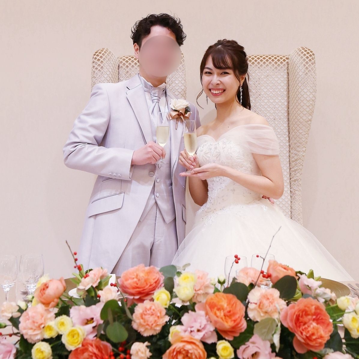 披露宴パーティのカバー写真