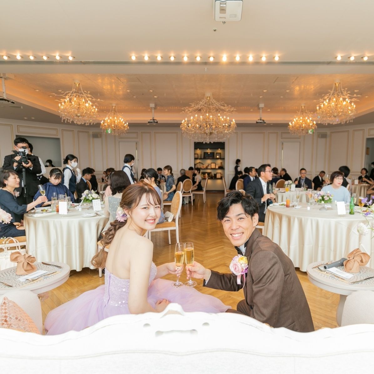 披露宴パーティのカバー写真