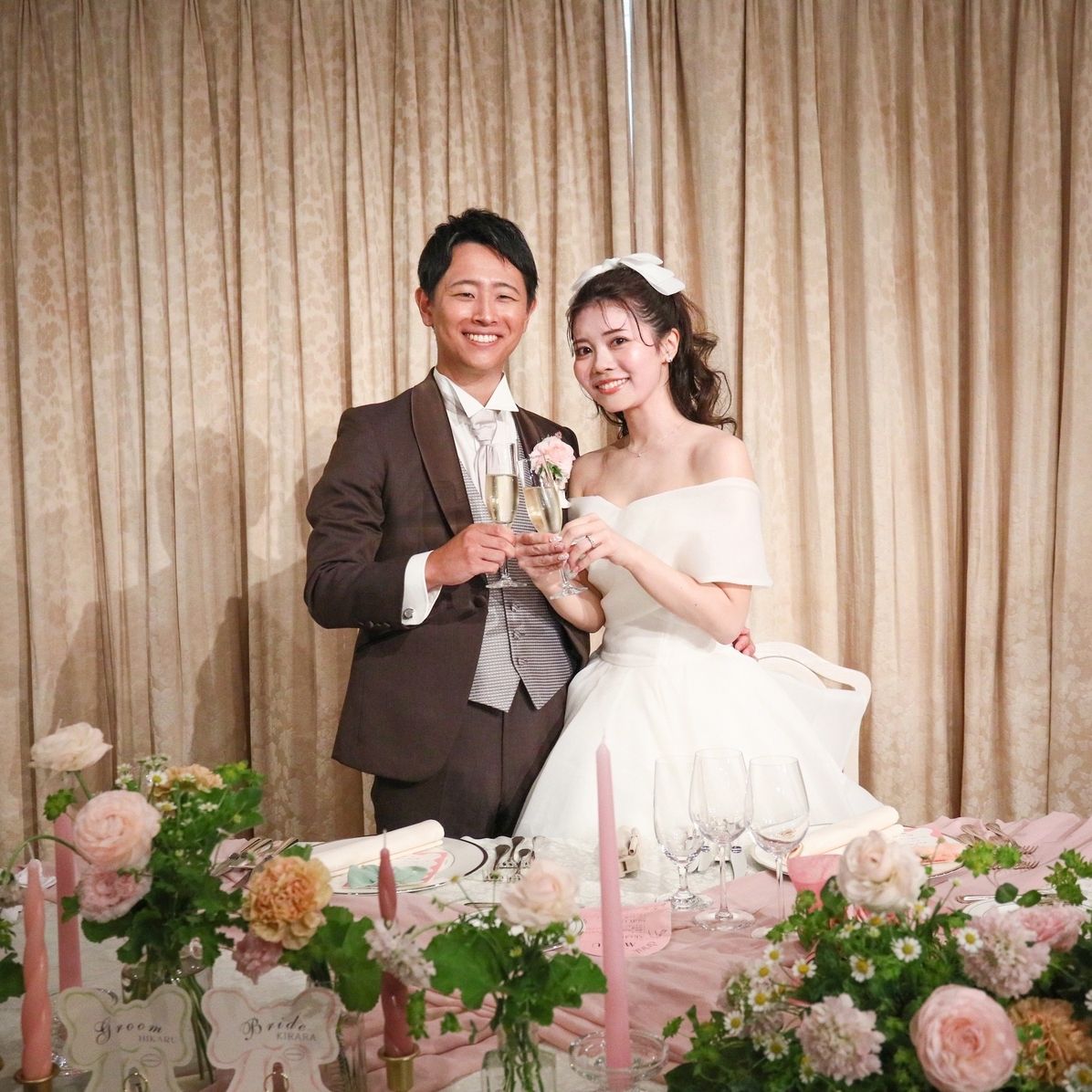 披露宴パーティのカバー写真