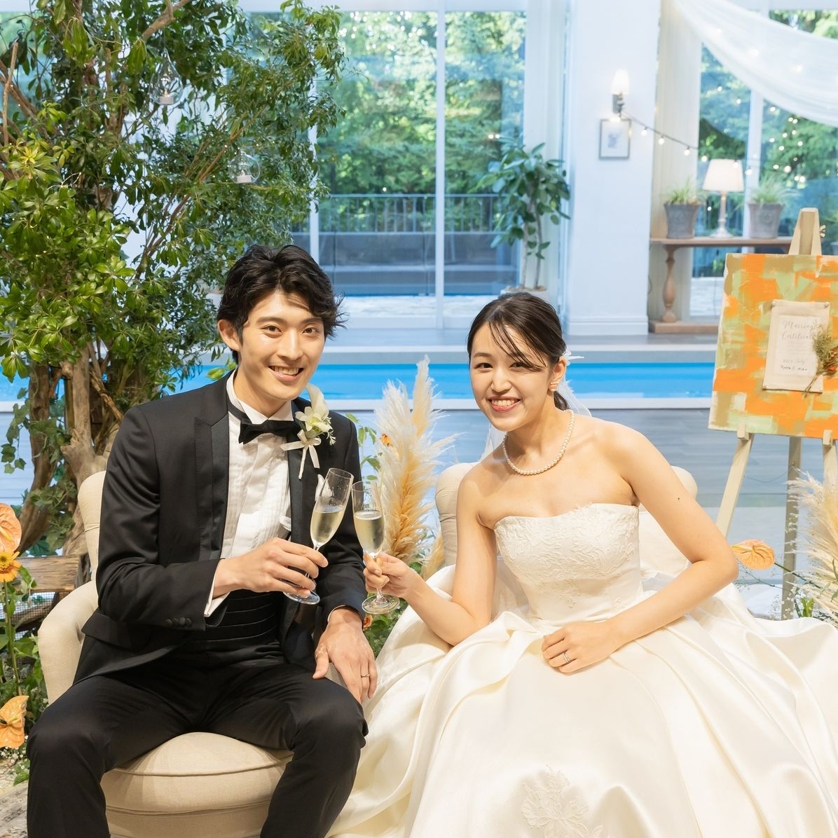 披露宴パーティのカバー写真