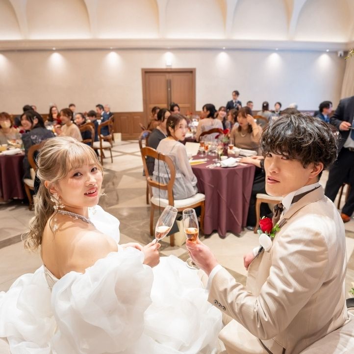 披露宴パーティのカバー写真